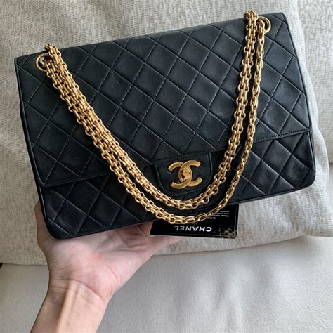 chanel flap bag ebay|chanel vintage flap bag.